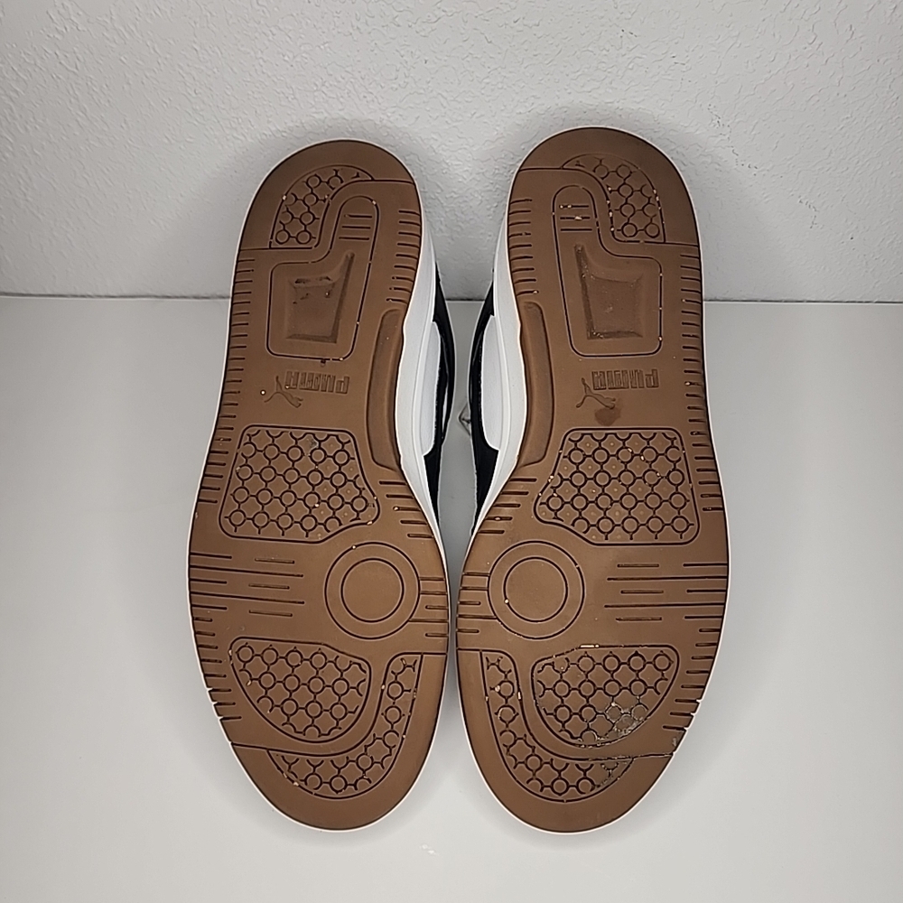 PUMA Rebound LayUp SL Low White Black Mens Sz 11.5 Athletic Shoes Sneakers - Picture 9 of 12